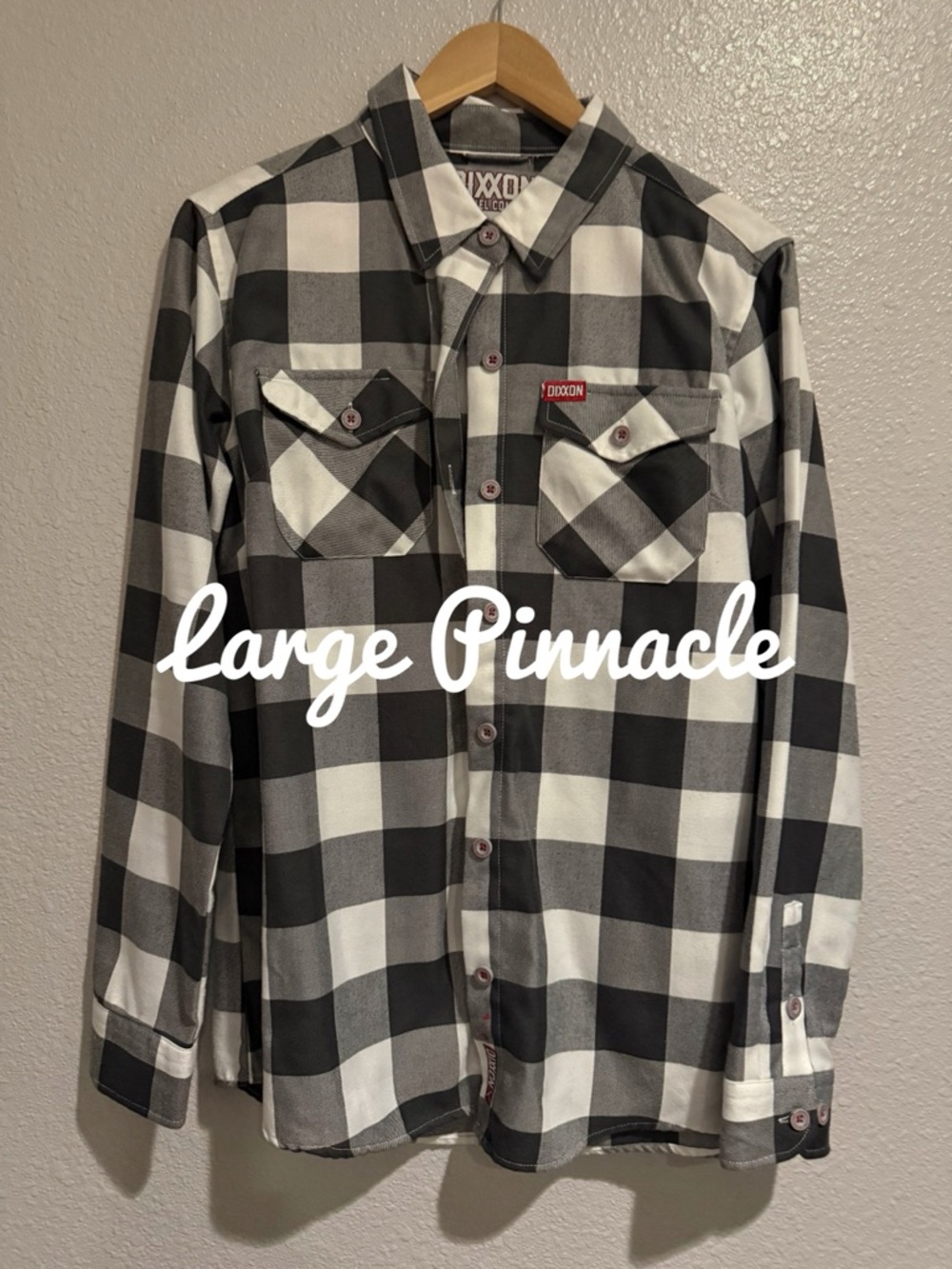 Dixxon Black & White Buffalo Plaid Button-Up Shirt